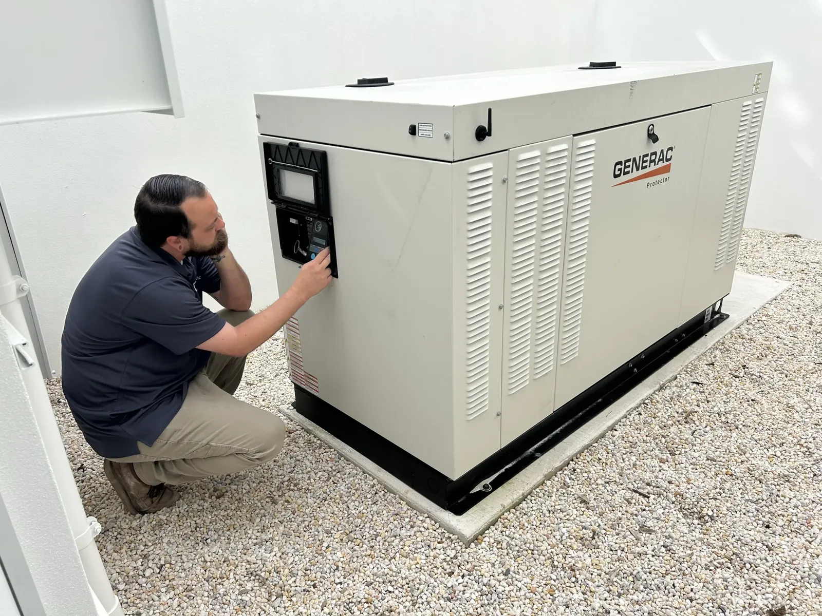 Generac generator installation in Boynton Beach FL